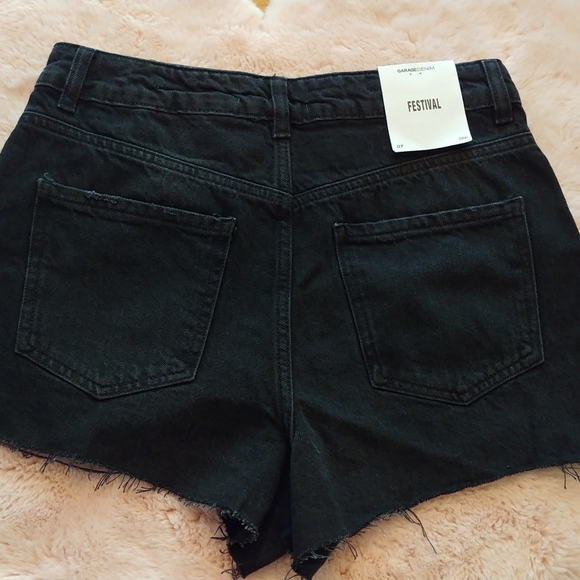 BNWT Garage Denim Festival Short - Black Gem - Picture 7 of 8